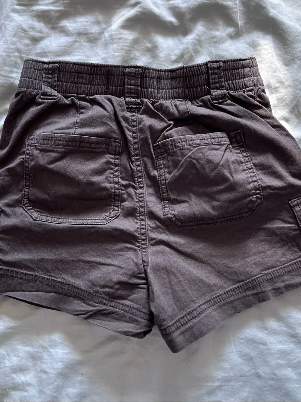 Hollister Gray High Rise Cargo Shorts Size xsmall